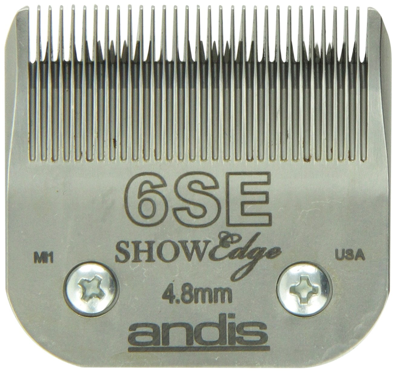 Andis CarbonSteel ShowEdge Dog Clipper Blade, Size6SE, 3/16Inch Cut