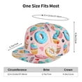 thumbnail image 6 of Easygdp Cupcakes and Donuts Baseball Cap with Adjustable Flat Suitable for Head Circumference 22.4-23.6 in, 6 of 9