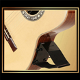 thumbnail image 2 of 2X Repose-Guitare Ergonomique Professionnel Tabouret Repose-Pieds Sangle Support de Guitare, 2 of 5