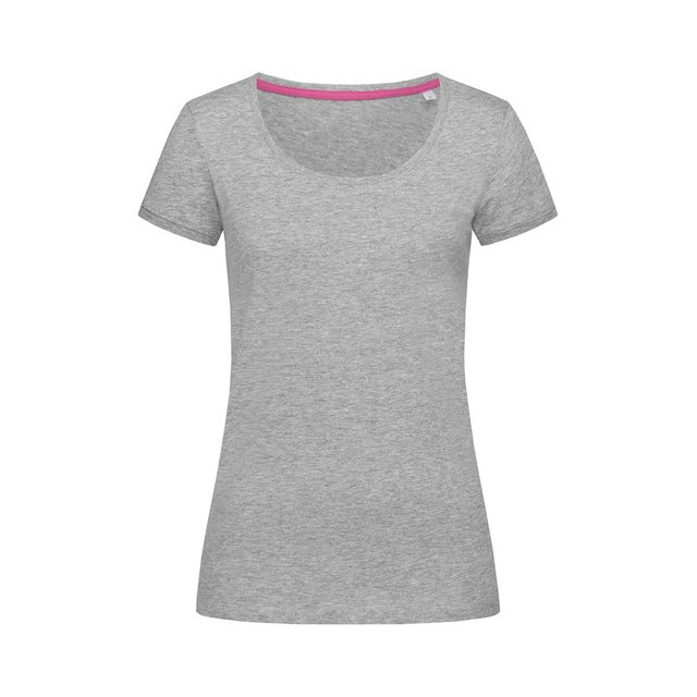 Stedman - Camiseta de cuello redondo modelo Megan para mujer (Azul Marina)