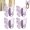 4pcs-Purple, variant on Butterfly Corner Rotating Hook | No-Drill Adhesive Wall Hook, Swivel 3-Prong No Drill Hangers with Adjustable Wings, for Bathroom, Kitchen, Entryway, Bedroom, Towels, Keys