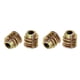 thumbnail image 3 of 50 PCS M4 Threaded Inserts for Wood Furniture Screw in Threaded Insert Nuts Zinc Alloy Threaded Fastener, 3 of 5
