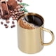 thumbnail image 4 of Tazón Taza de Acero inoxidable 304 de DoBle Capa Con Asa, Base Estable Resistente a la Taza de Té y Café AntiescalDaduras de 400 ml, para higiene ambiental, 4 of 7