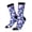 3 Black, variant on flower Skull starry sky Crew Socks for Men & Women, Breathable Casual Athletic Ankle Socks