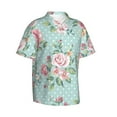 thumbnail image 2 of Easygdp Vintage Floral Men's Hawaiian Shirts Print Lapel Short Sleeve for Beach, vacation, party, casual occasions - 3X-Large, 2 of 9