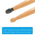 thumbnail image 5 of Drum Mute Drumstick Silent Tip Drum Dampener Silicone Rubber Practice Percussion Tips Protectors Mute Black 4 Pack, 5 of 6