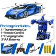 thumbnail image 2 of Remote Control Cars for Boys Toys 3 4 5 6 7 Year Old, Transform Car Robot, RC Cars for Kids Boys Toys Ages 3-5-7, Boys Gifts Toys for 4 5 6 7 8 9 10 11 Year Old Boys, 2 of 9