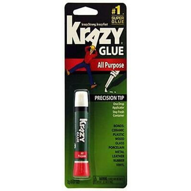 2Pc Krazy Glue Skin Guard High Strength Glue All Purpose Super Glue 2