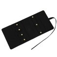 thumbnail image 1 of LCXmlly Compact Jewelry Roll Slim Portable Faux Leather Jewelry Roll Multifunctional Rings Necklaces Earrings Bracelets Watch Travel Storage Organizer, 1 of 9
