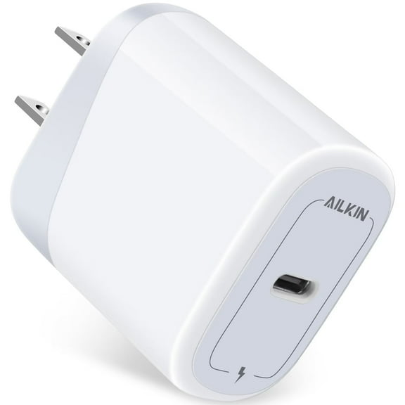 USB C Charger Wall Charger Block,AILKIN PD 20W Type C Block Charger Fast Charging Charger Plug Power Adapter USB C Brick Cube For Android Phone Fast Charger Block