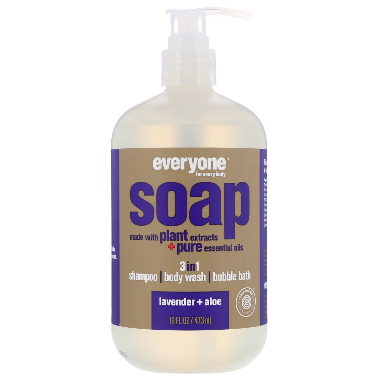 EVERYONE Soap Lavender & Aloe 16 Ounce