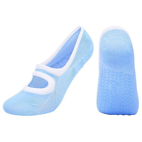 Calcetines antideslizantes de yoga Sunnimix Azul