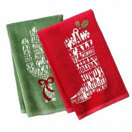 UPC 757901714313 product image for St Nicholas Square Cowboy Christmas Kitchen Towel Set Boot & Cactus | upcitemdb.com