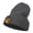 Dk Grey, variant on Bats Moon Halloween Embroidered Long Beanie - Red OSFM