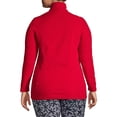 thumbnail image 2 of Lands' End Women's Plus Size Anyweather Fleece Full Zip Jacket, 2 of 3