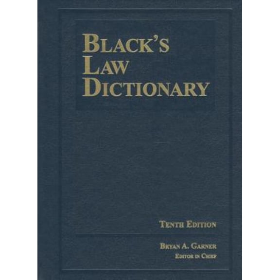 Pre-Owned Black's Law Dictionary 10th Edition, Hardcover (Hardcover)