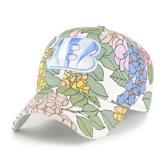 Women's '47 White Cincinnati Bengals Florentina Clean Up Adjustable Hat