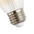 thumbnail image 5 of Vintage Non-Dimmable ST58-4W LED Edison Bulbs with E26 Base, 80+ CRI, Warm White 2700K, 350 Lumens, Tinted Amber (Pack of 4), 5 of 6