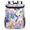 Multicolor 2, variant on Jiaoprinted Bulldog Portable Leakproof Cooler Backpack, Funny Dog Insulated Backpack Cooler for Picnic Camping