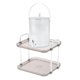 thumbnail image 1 of Dispensador de bebidas heladas con soporte y tapa, dispensador de bebidas de agua, cubo de tetera de frutas para cocina, hogar, bebida de jugo de 5L blanco, 1 of 9
