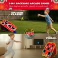 thumbnail image 4 of Swooc Games® - Backyard Arcade™ | 2-in-1 Bean Bag Toss Game for Kids w/Carry Bag | 5-Second Setup & Storage | Outside Toys for Toddlers | Carnival Games for Kids | Outdoor Toddler Activities, 4 of 7