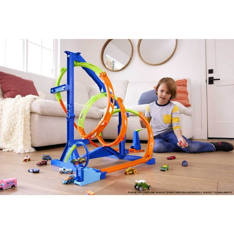 R*o様 【谷川製作所】近鉄6431系3扉化2輌セット　車体キット　ジャンク Hot Wheels Action Corkscrew Twist Kit, Triple Loop Track Set with