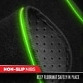 thumbnail image 5 of Motor Trend BrightLights RGB LED Carpet Car Floor Mats, Set of 2 Universal Fit Color Changing, Cute Auto Accessory, for Car SUV Truck Van, 5 of 6