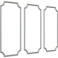 thumbnail image 2 of Ekena Millwork 31"W x 62"H Ashford Smooth Panel Moulding Kit (Triple Panel), 2 of 10