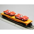 thumbnail image 4 of M.T.H. Electric Trains MTH RAILKING Milwaukee Road Flat CAR W/Chevy CORVETTES 30-76875, 4 of 9