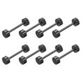thumbnail image 1 of Unique Bargains 8Pack Métal Sac Sangle Connecter Boucles, 25x35mm Bourse Vis Rivets de Fixation (Noir Métallique), 1 of 7