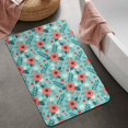 thumbnail image 2 of Pioneer Flower Floral Print Pattern Bathroom Rugs Mat, Non Slip Microfiber Bathroom Rug with Rubber Backing, Soft Mats for Bathroom Floor Tub Shower, 20"x32", 2 of 5