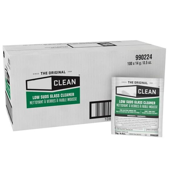 Beer Clean Low Suds Glass Cleaner (0.5-Ounce, 100-Pack)