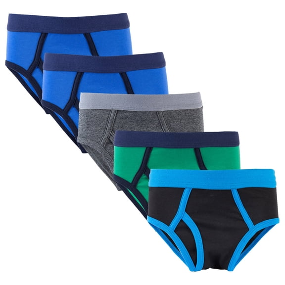 Povozer Toddler Boys Underwear Size 8t 9t Boys Fashion 5 Pack Boys Kids Briefs Underwear Colorful Prints Soft Breathable Underpants Size 8-9 Years,Blue