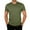 Army Green #21, variant on Polo Shirts for Men Button Down Henley Shirt 2026 Summer Cotton Short Sleeve Basic Tops Stretch Button Up Slim Fit Vintage T Shirts Dark Gray M