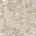 thumbnail image 4 of The Tile Life Huron Rock 12" x 12" Sand Stone Matte Glass Pebble Mosaic Floor and Wall Tile 1 Sheet, 4 of 12