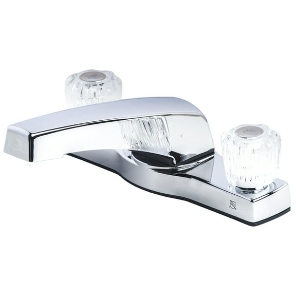 Laguna Brass 3341ACP Mobile Home Two Handle Non-Metallic 8" Deck Mount Garden Tub Filler Chrome Finish