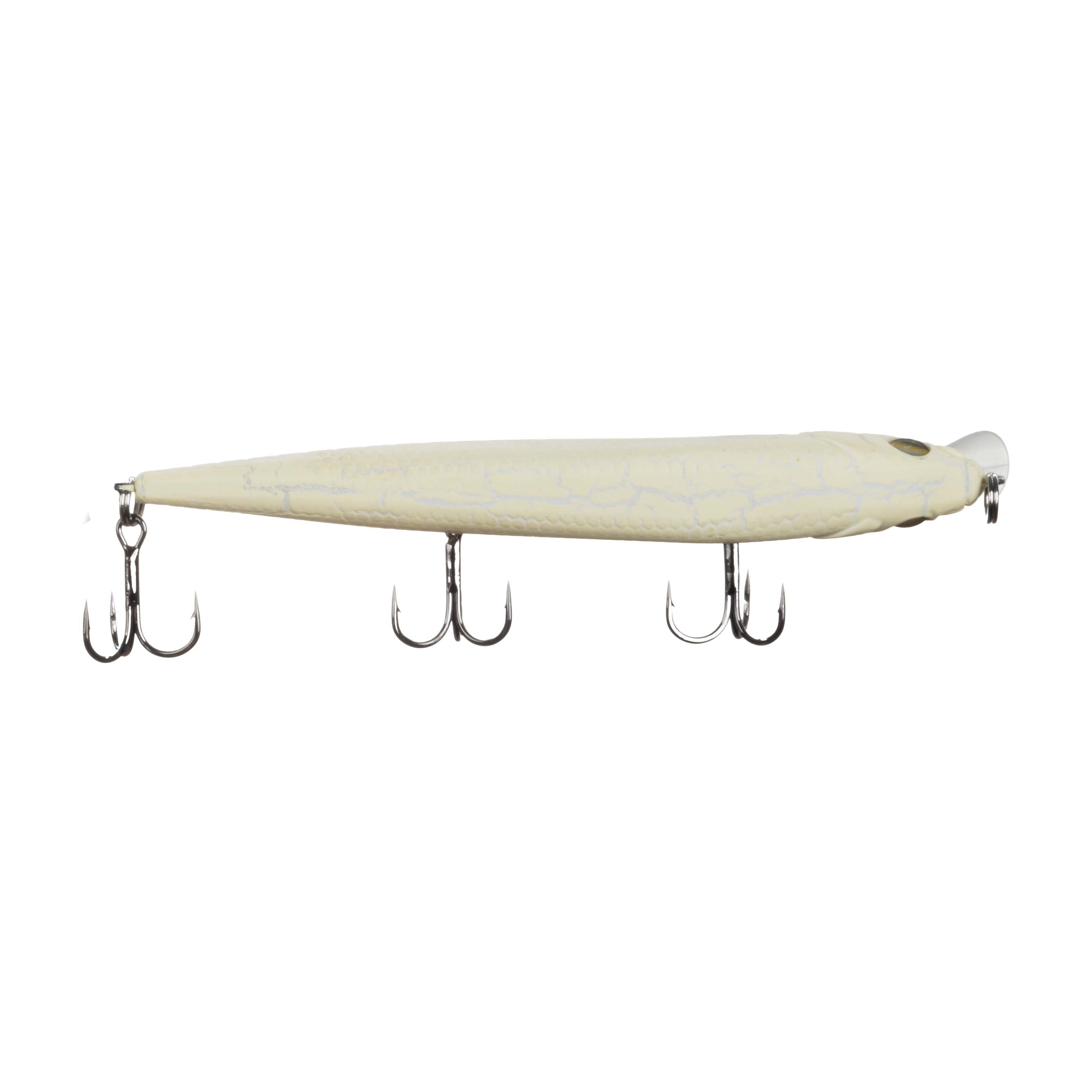 (3 pack) Ozark Trail Freshwater Minnow Fishing Lure, Bone, 1 oz