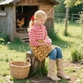 thumbnail image 4 of Farmhouse Egg Collecting Apron with Pockets for Chicken and Goose Eggs, Canvas Poultry Apron with Gathering Basket Design for Women Farmers and Homesteaders, Functional Farm Harvesting Tool, 4 of 4