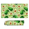 thumbnail image 2 of Kdxio Avocado Green Striped Print Large Gaming Mouse Pad,Non-Slip Base,Water Resist Keyboard Pad for Gamer,Office & Home,29.5 x 15.8 in, 2 of 9