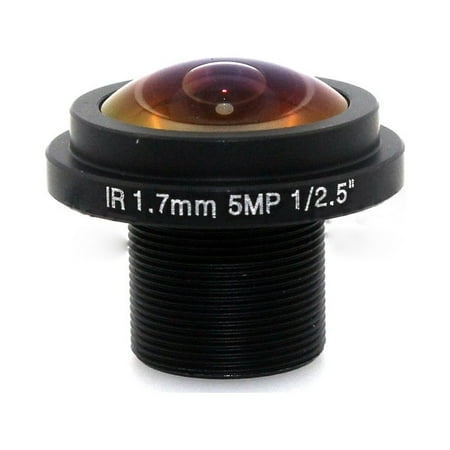 Image of Hd 5Mp Fisheye 1.7mm Cctv Lens Wide Angle 1/2.5 M12 Ir Board for Ip Camera