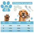 thumbnail image 2 of Cubiertas desechables para pies de perro de Navidad Unique Bargains, protectores de patas impermeables, zapatos antideslizantes para perros, para interiores y exteriores, pequeño, 5 sets, 20 piezas, 2 of 6
