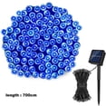 thumbnail image 2 of Cadena de luces solares, 46 pies en total, paquete de 2 de 50 luces LED para jardín, patio, árbol, boda, fiesta, 2 of 5