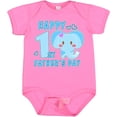thumbnail image 3 of Inktastic Happy 1st Fathers Day with Elephant Girls Baby Bodysuit, 3 of 5