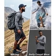 thumbnail image 6 of Lavenicole Men’s UPF 50+ Sun Protection Long Sleeve UV Shirt Rash Guard Swim Fishing Beach Athletic M, 6 of 6