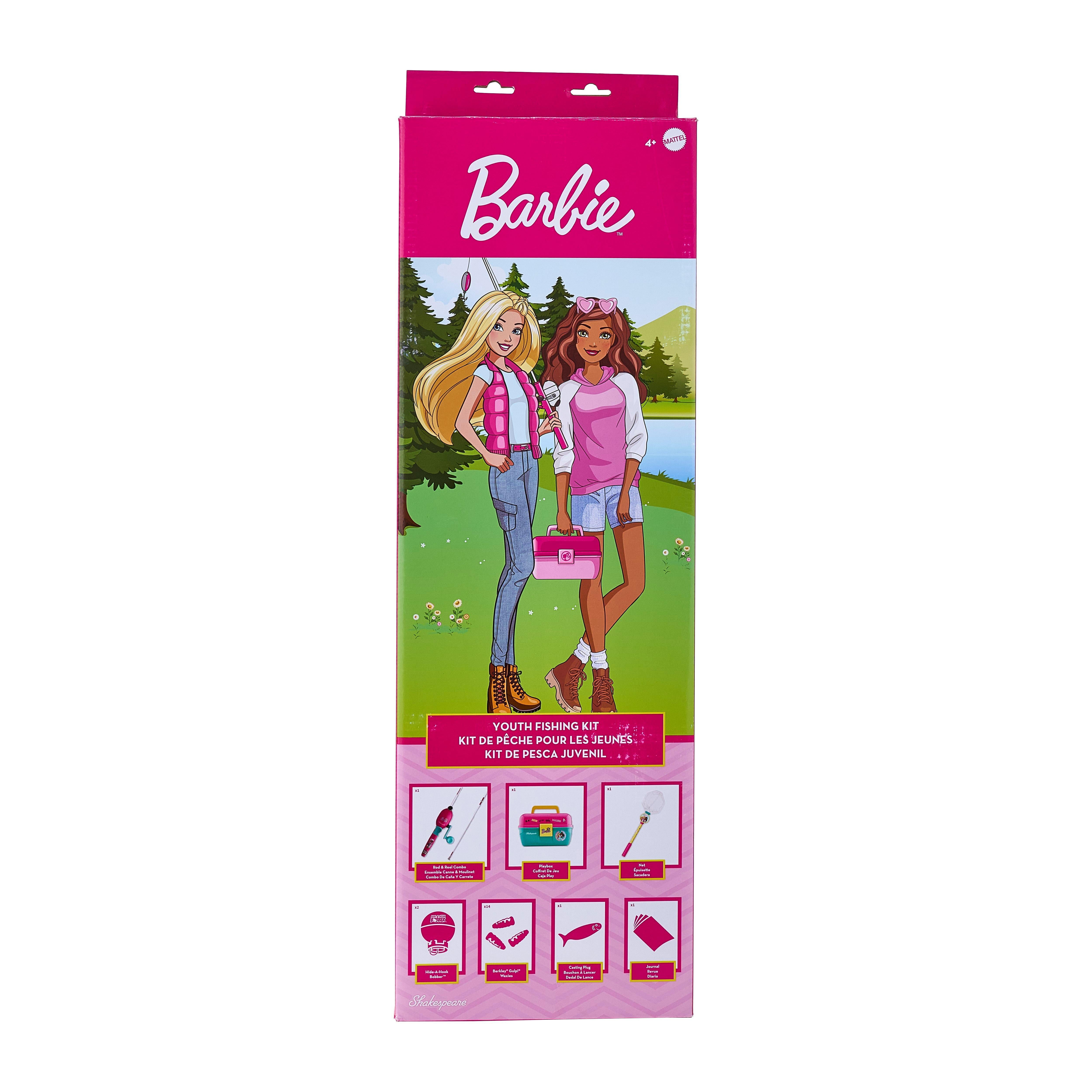 Shakespeare Mattel Barbie Beginner Fishing Kit