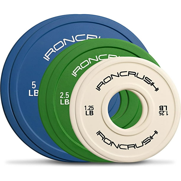 Iron Crush Fractional Change Plates for Olympic Weights, Strength