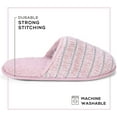 thumbnail image 4 of ROXONI Pantoufle pour Femmes Confortable en Mousse Mémoire, Semelle en Caoutchouc pour Intérieur et Extérieur, 4 of 6