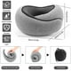 thumbnail image 4 of Almohada de viaje WEERSHUN Neck Plus de espuma viscoelástica gris, 4 of 7