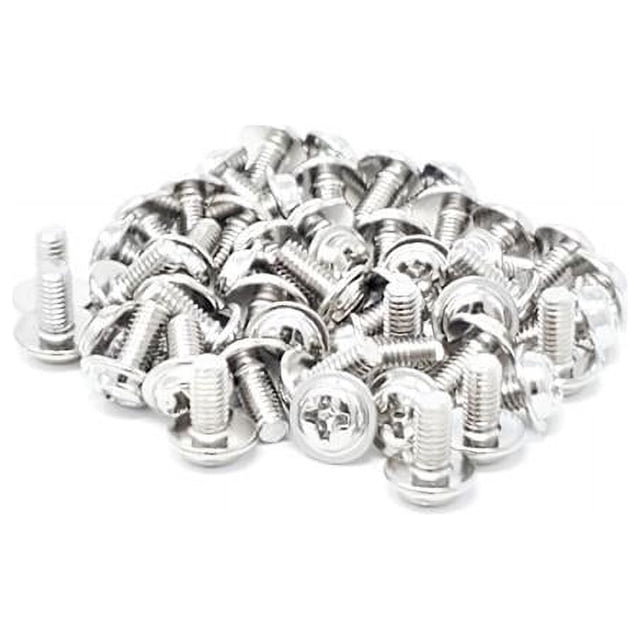 Micro Connectors SCW-50M3 0.25 in. PC Mounting Computer Case Screws M3 - Pack of 50