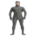 thumbnail image 1 of Traje Zentai de Spandex de cuerpo completo Traje de Catsuit unisex Disfraz de disfraces Gris XXL Sunnimix traje zentai, 1 of 5